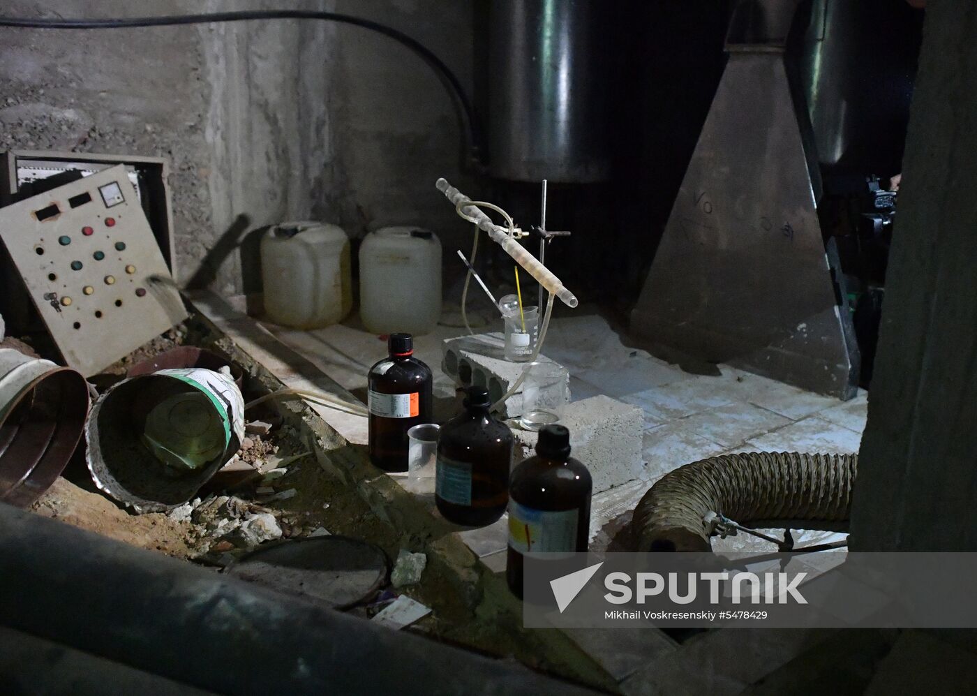 Militants' chemical laboratory in Syrian town of Douma