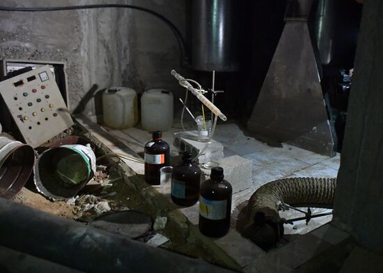 Militants' chemical laboratory in Syrian town of Douma