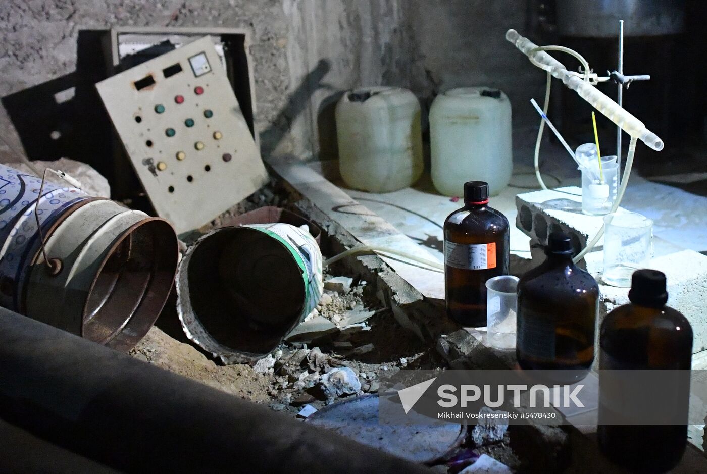 Militants' chemical laboratory in Syrian town of Douma