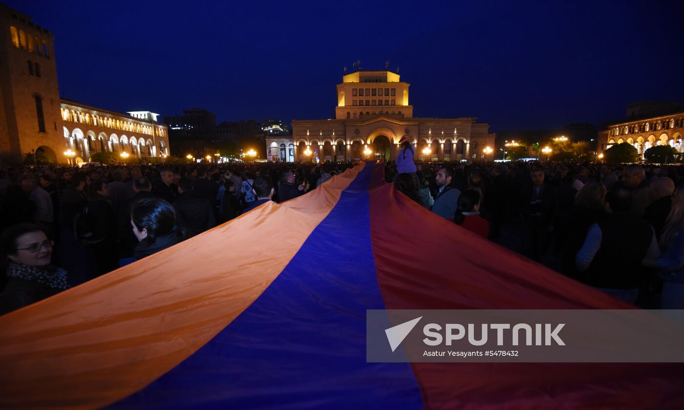 Opposition protests in Yerevan