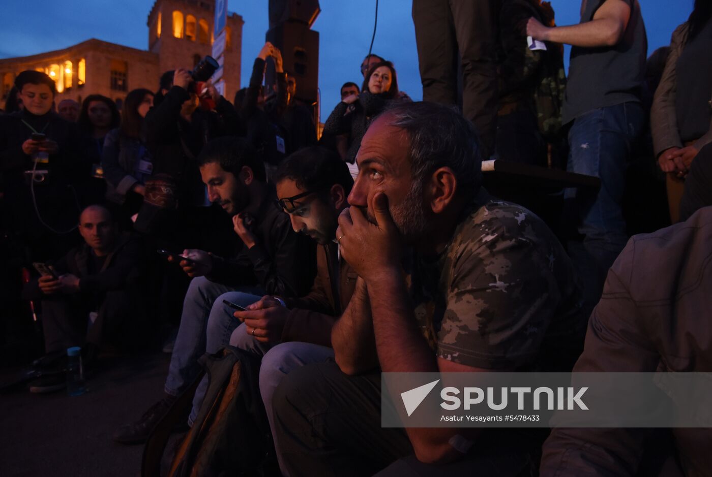 Opposition protests in Yerevan