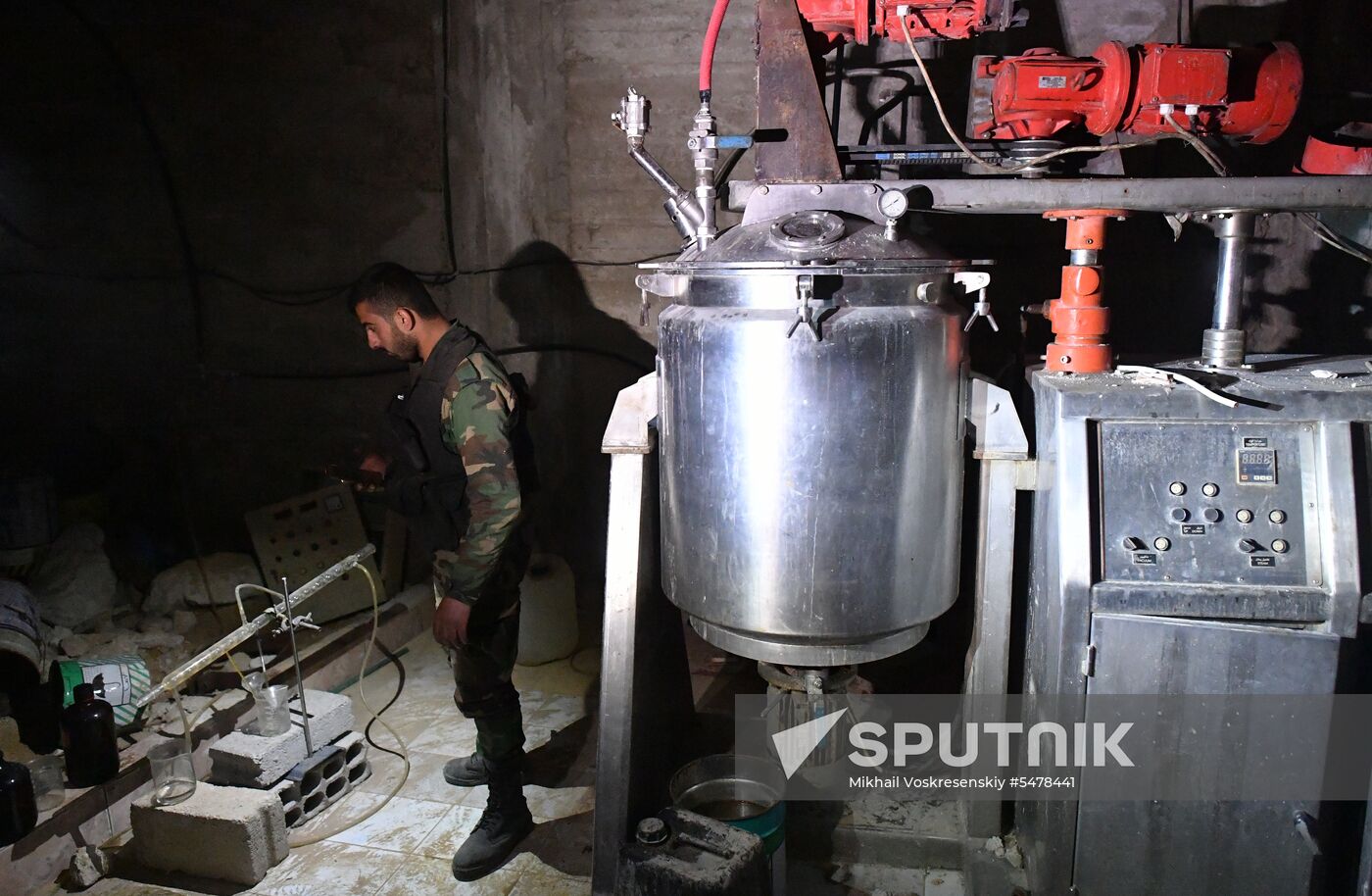 Militants' chemical laboratory in Syrian town of Douma
