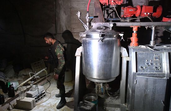 Militants' chemical laboratory in Syrian town of Douma