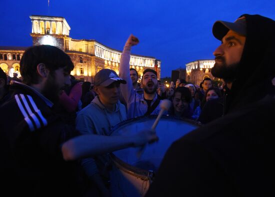 Opposition protests in Yerevan
