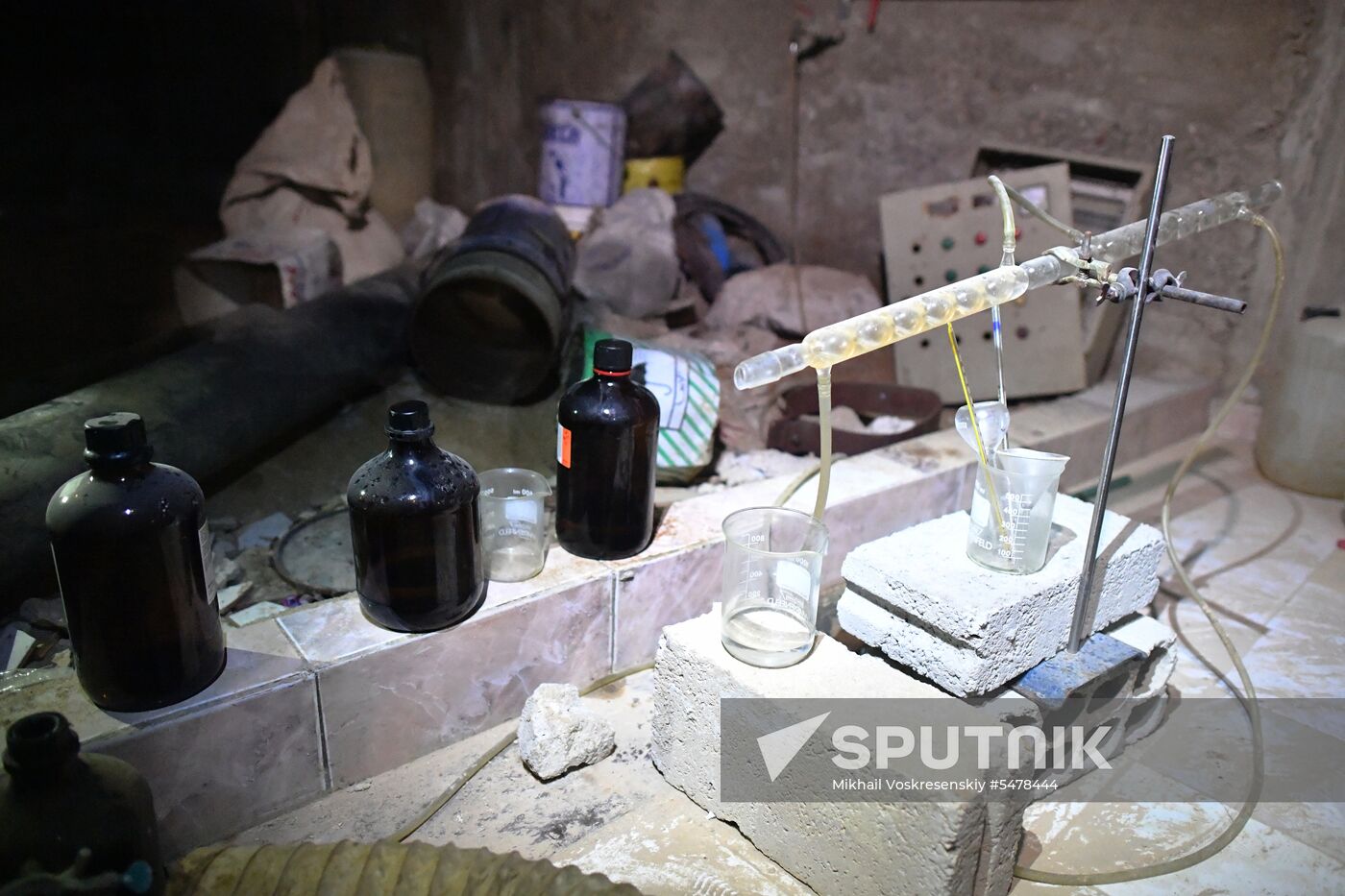 Militants' chemical laboratory in Syrian town of Douma