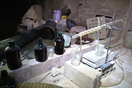Militants' chemical laboratory in Syrian town of Douma