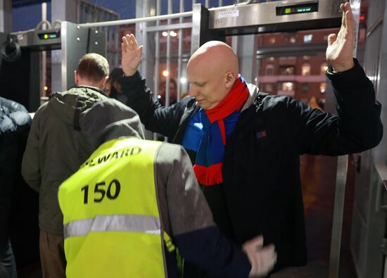 Football. Russian Football Premier League. CSKA vs. Amkar