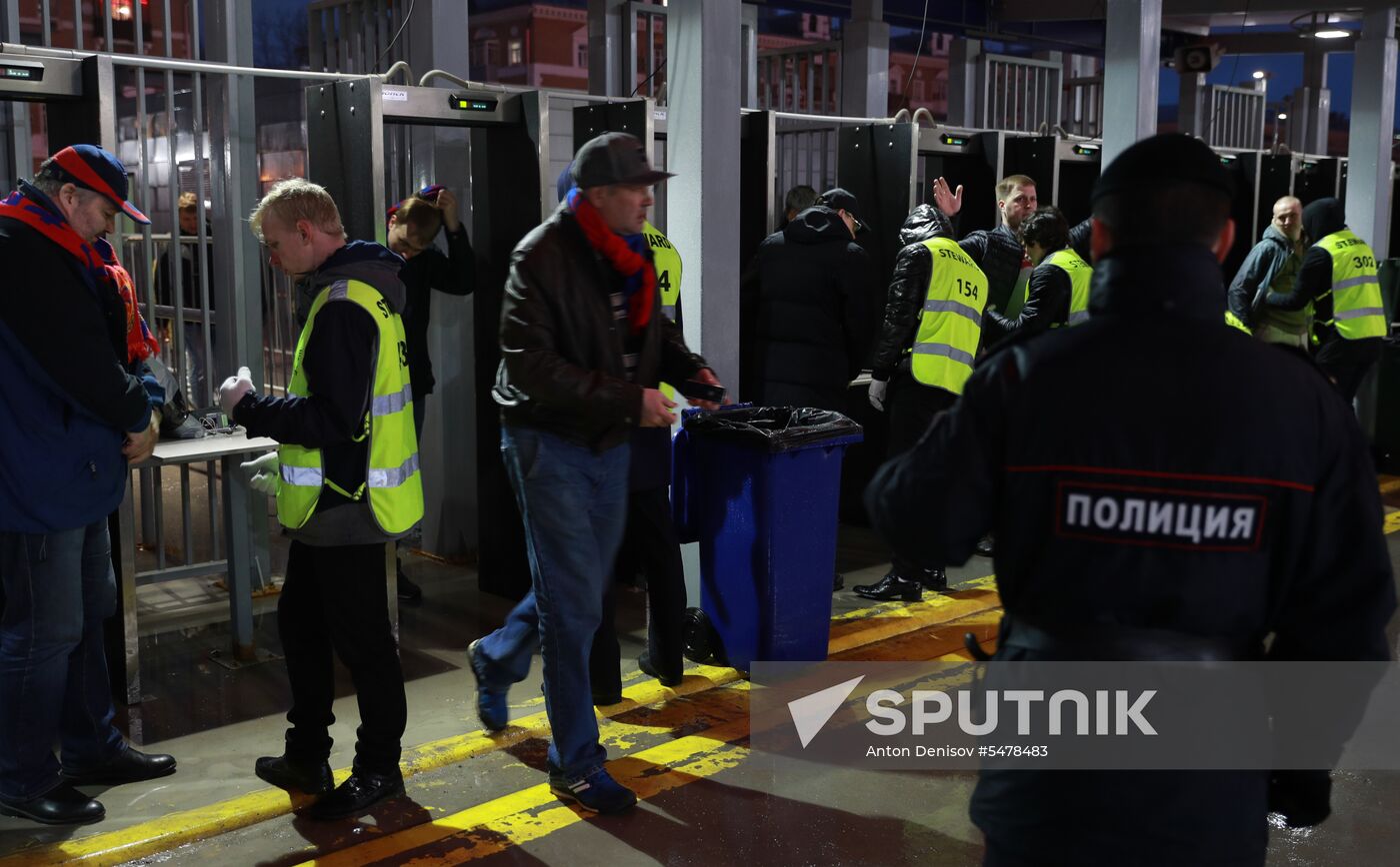 Football. Russian Football Premier League. CSKA vs. Amkar