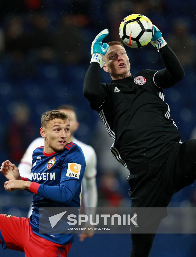 Football. Russian Football Premier League. CSKA vs. Amkar