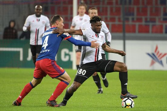 Football. Russian Football Premier League. CSKA vs. Amkar