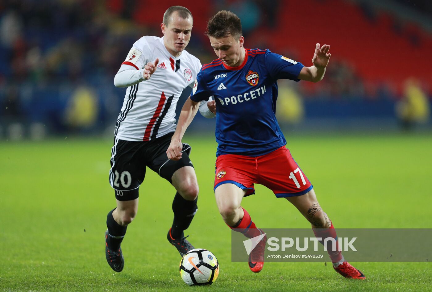 Football. Russian Football Premier League. CSKA vs. Amkar