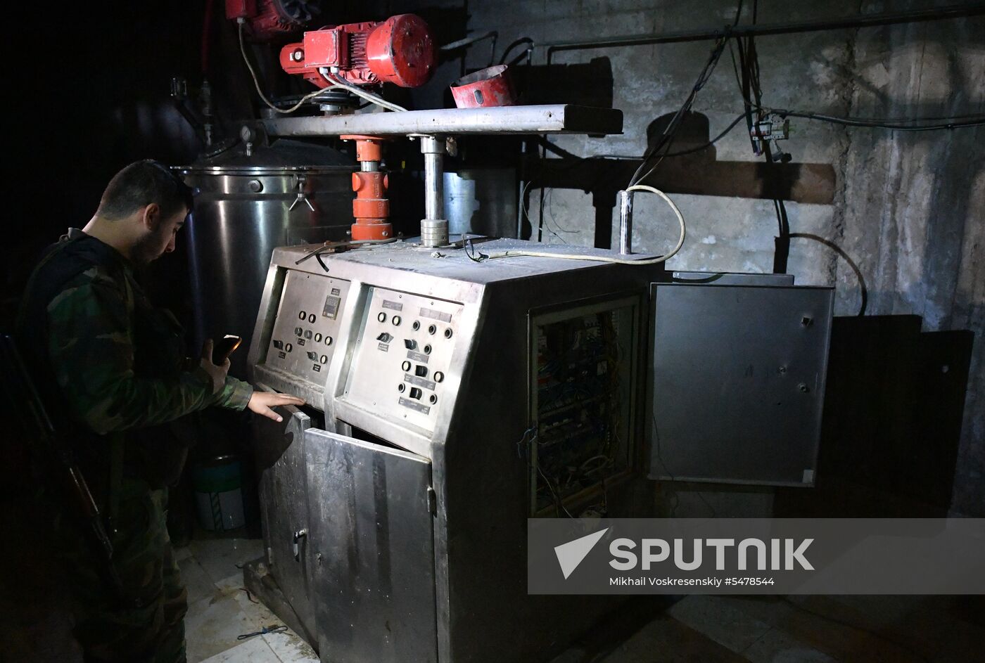 Militants' chemical laboratory in Syrian town of Douma