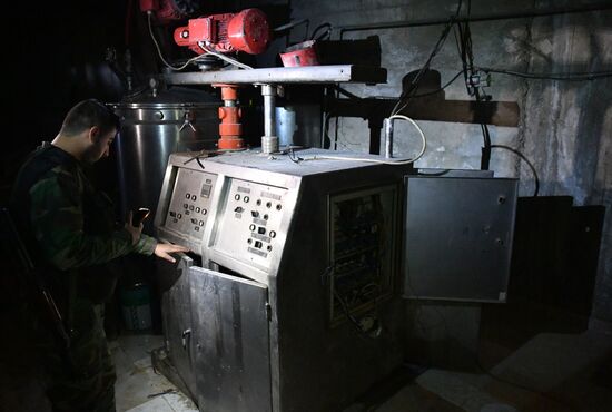 Militants' chemical laboratory in Syrian town of Douma