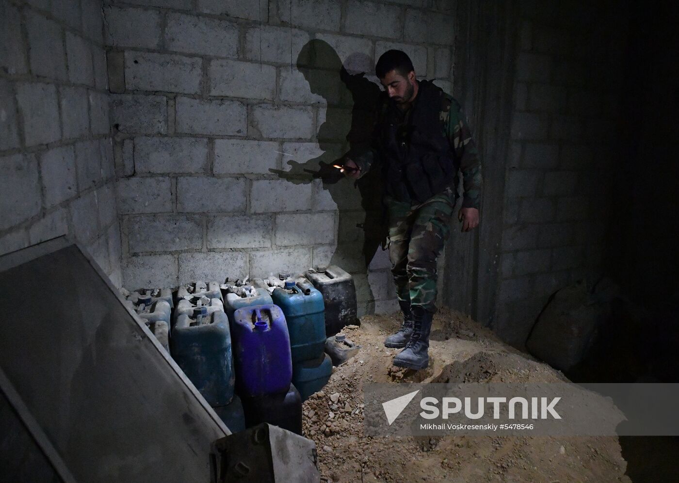 Militants' chemical laboratory in Syrian town of Douma
