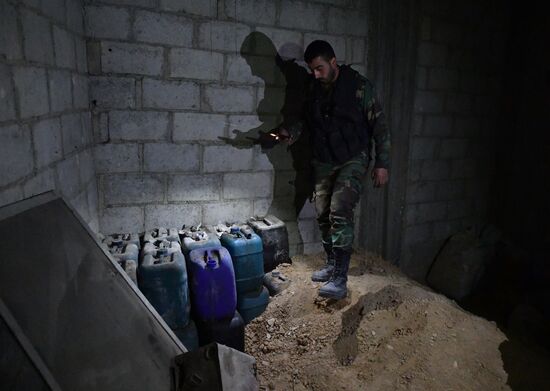 Militants' chemical laboratory in Syrian town of Douma