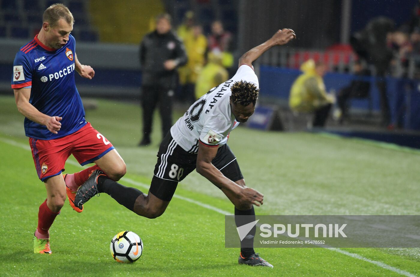 Football. Russian Football Premier League. CSKA vs. Amkar