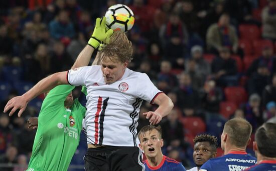 Football. Russian Football Premier League. CSKA vs. Amkar