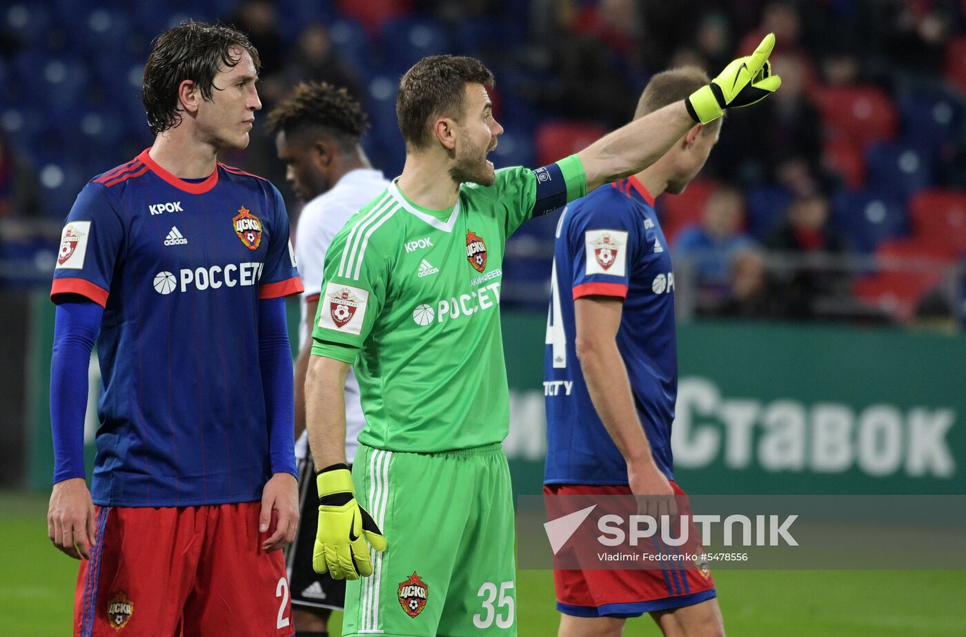 Football. Russian Football Premier League. CSKA vs. Amkar