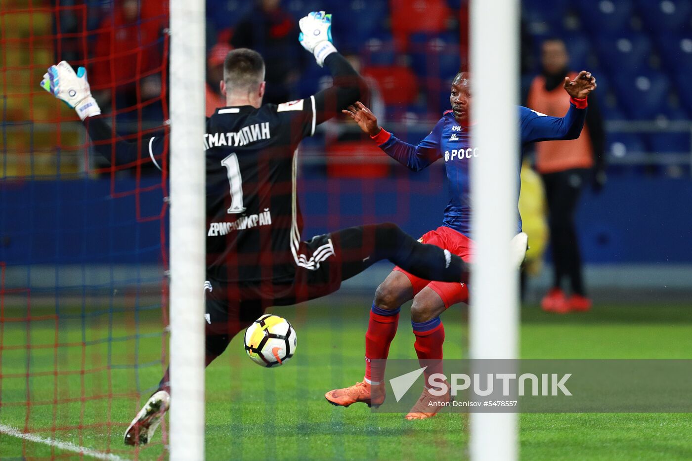 Football. Russian Football Premier League. CSKA vs. Amkar