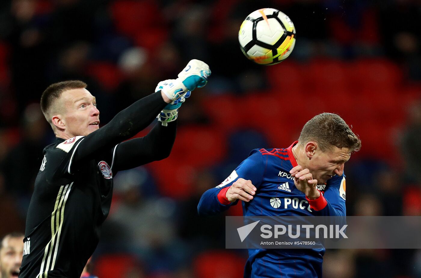 Football. Russian Football Premier League. CSKA vs. Amkar