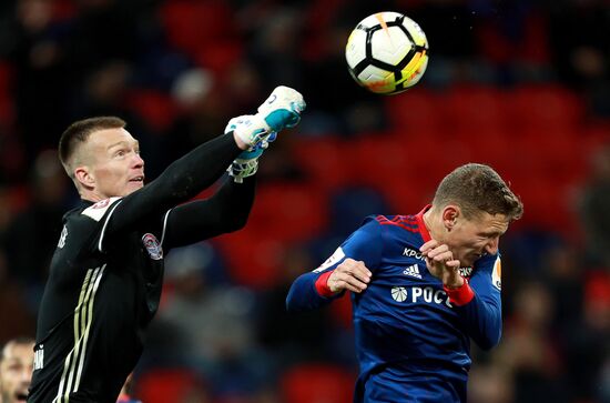 Football. Russian Football Premier League. CSKA vs. Amkar