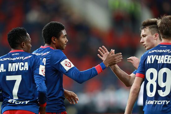 Football. Russian Football Premier League. CSKA vs. Amkar