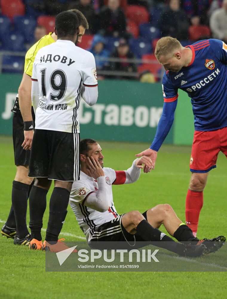 Football. Russian Football Premier League. CSKA vs. Amkar