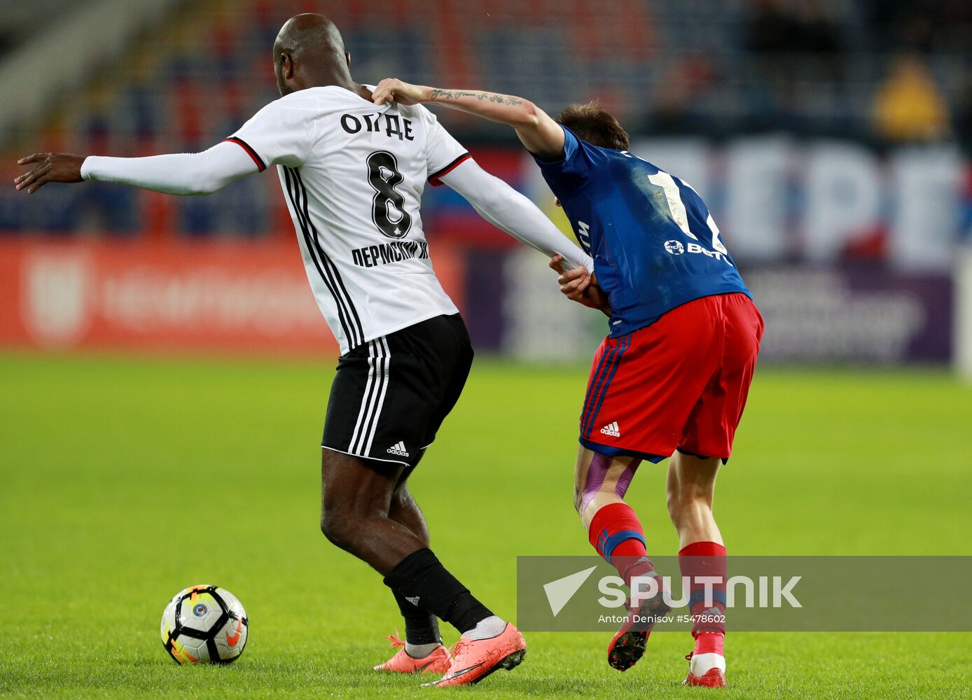 Football. Russian Football Premier League. CSKA vs. Amkar