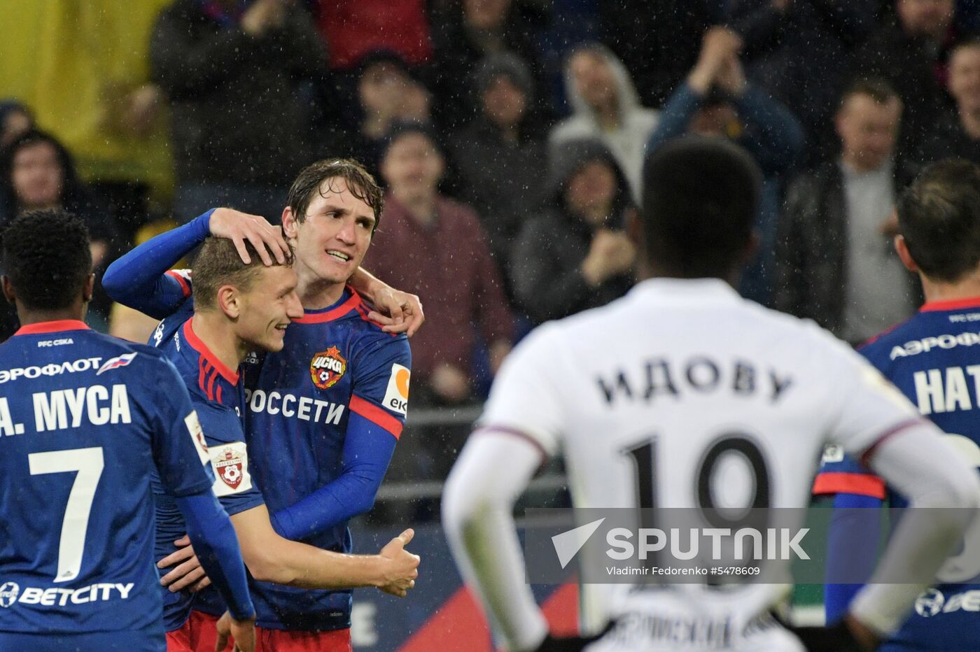 Football. Russian Football Premier League. CSKA vs. Amkar