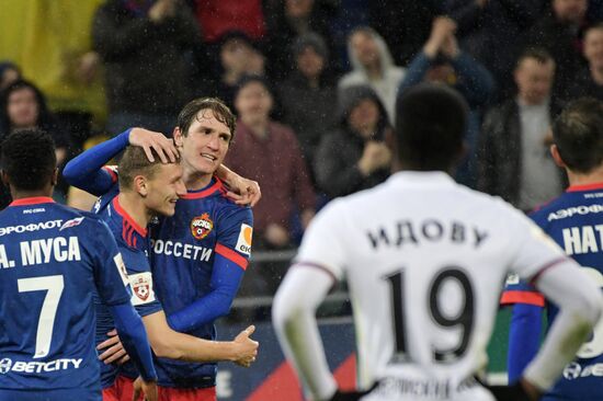 Football. Russian Football Premier League. CSKA vs. Amkar