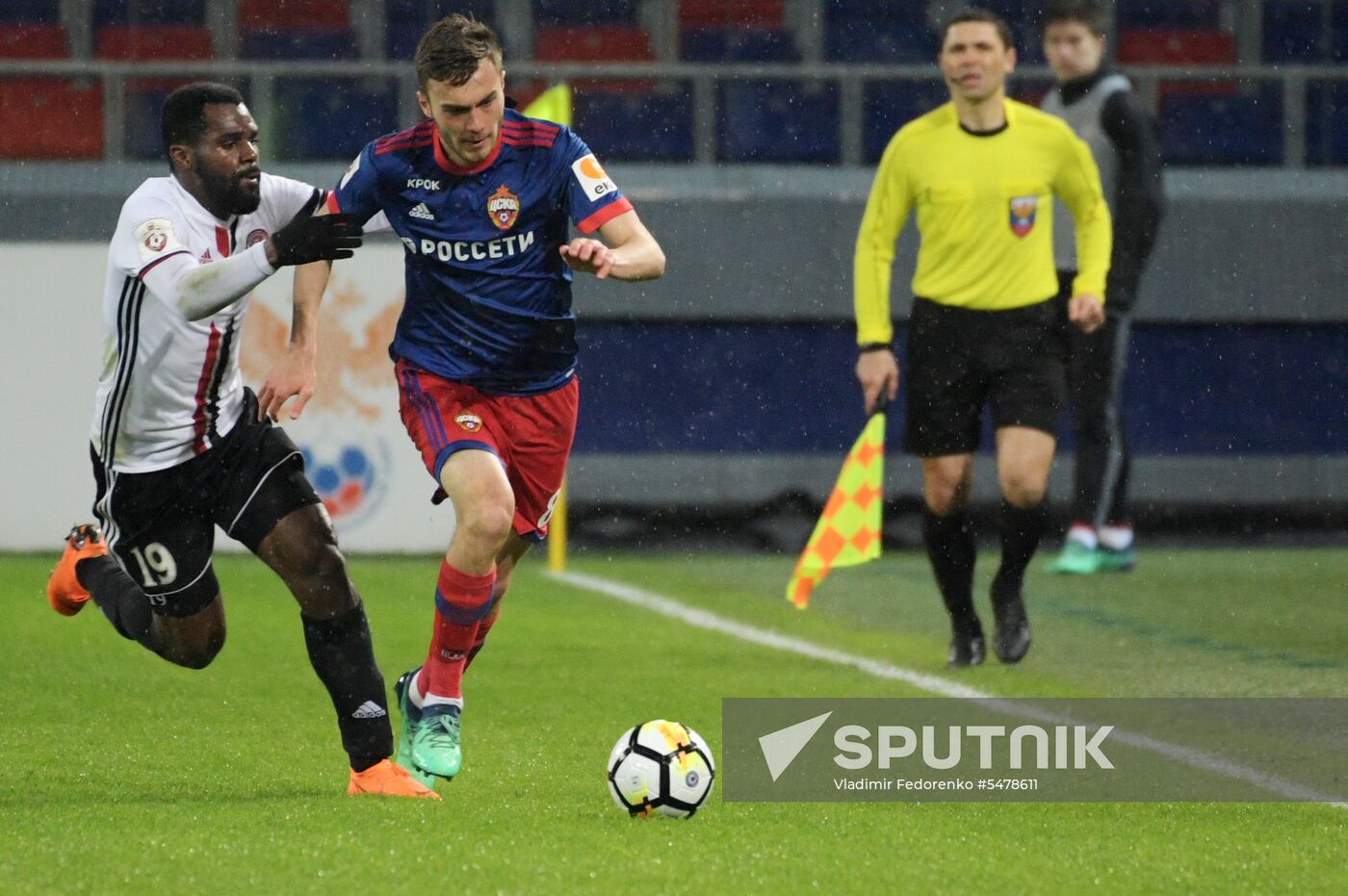 Football. Russian Football Premier League. CSKA vs. Amkar