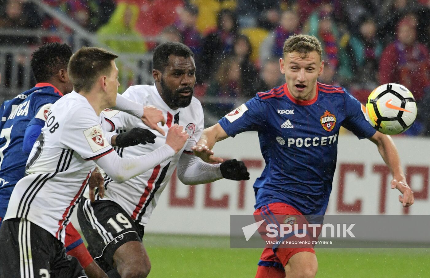 Football. Russian Football Premier League. CSKA vs. Amkar