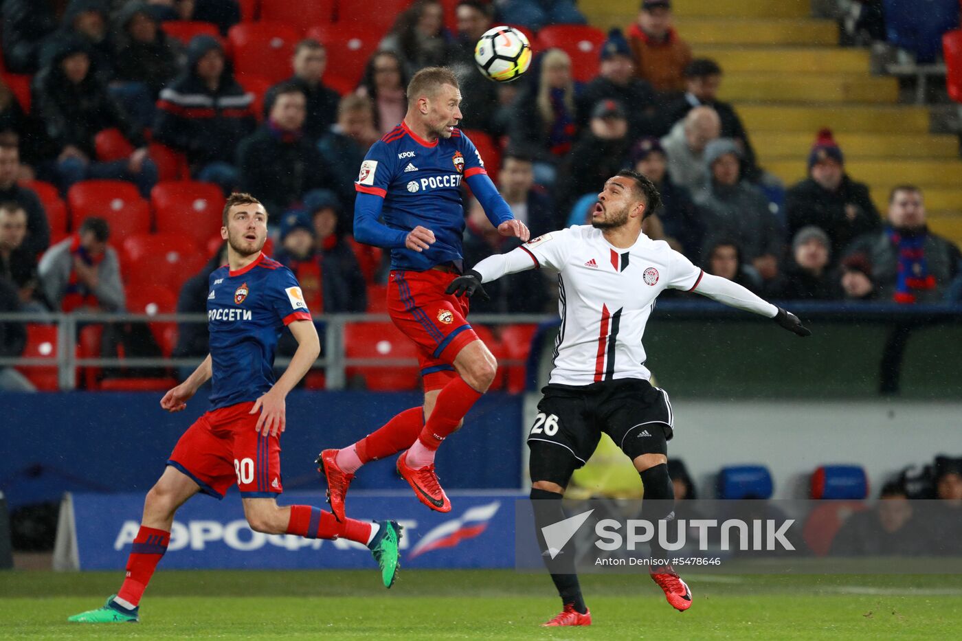 Football. Russian Football Premier League. CSKA vs. Amkar