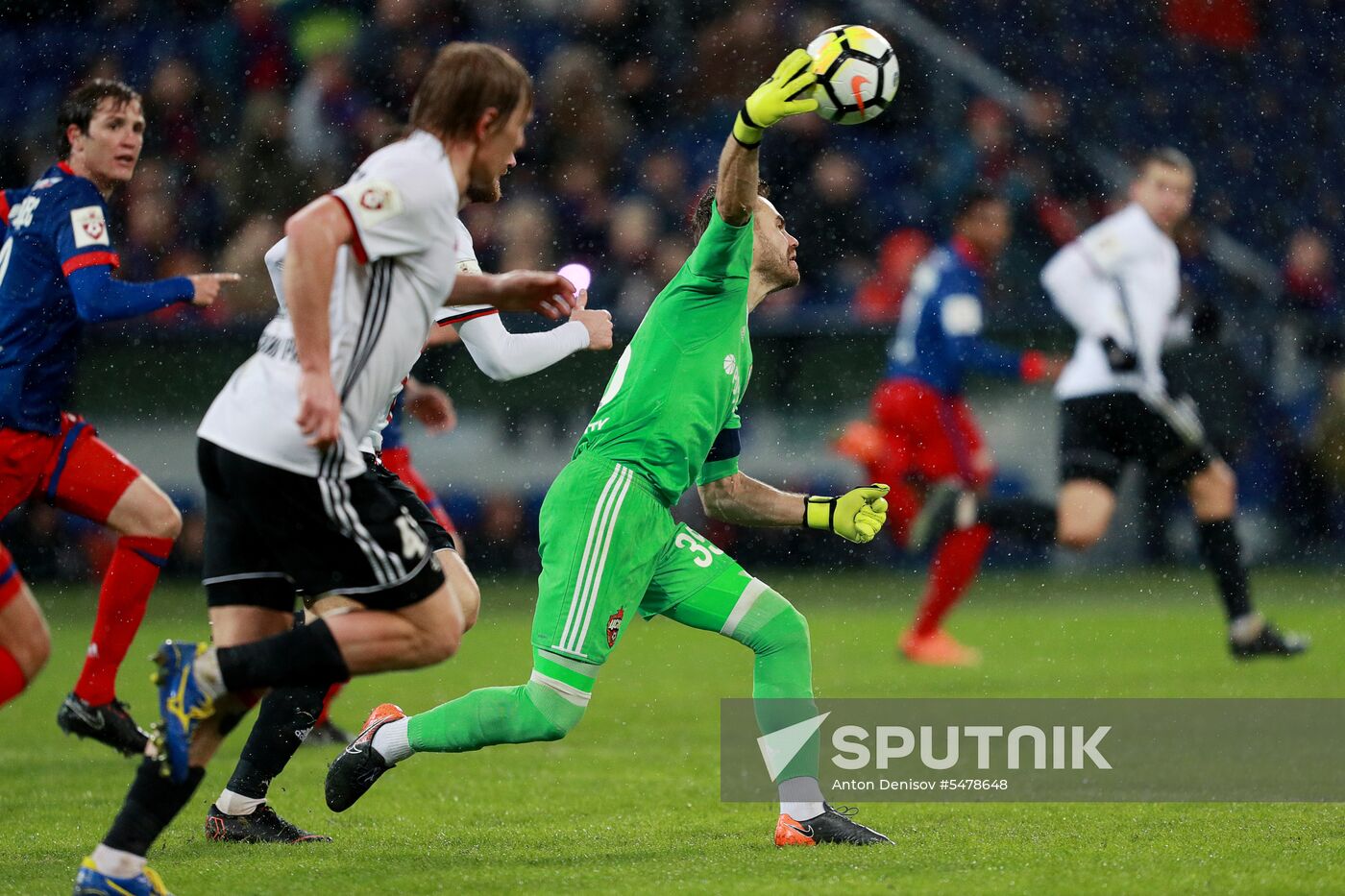 Football. Russian Football Premier League. CSKA vs. Amkar