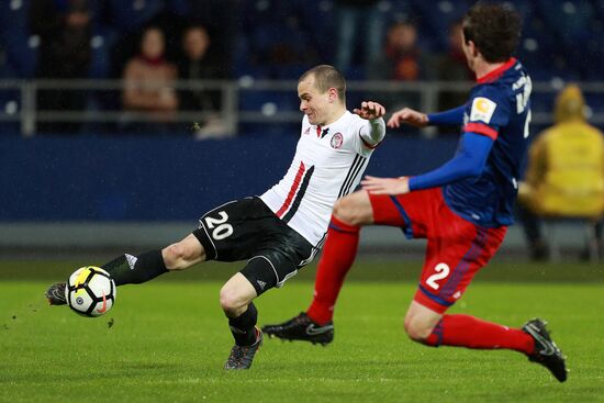 Football. Russian Football Premier League. CSKA vs. Amkar