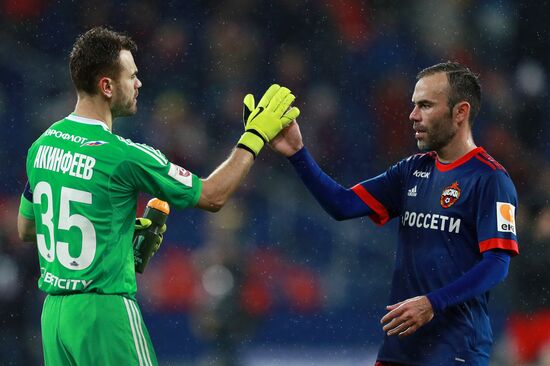 Football. Russian Football Premier League. CSKA vs. Amkar