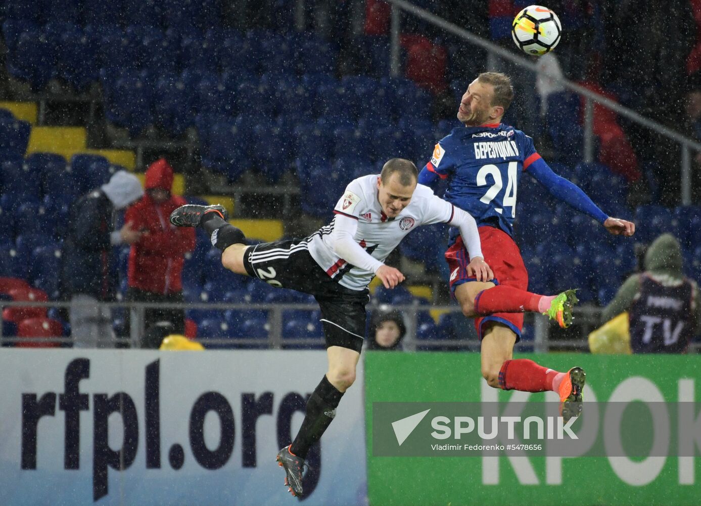 Football. Russian Football Premier League. CSKA vs. Amkar