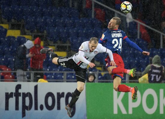 Football. Russian Football Premier League. CSKA vs. Amkar