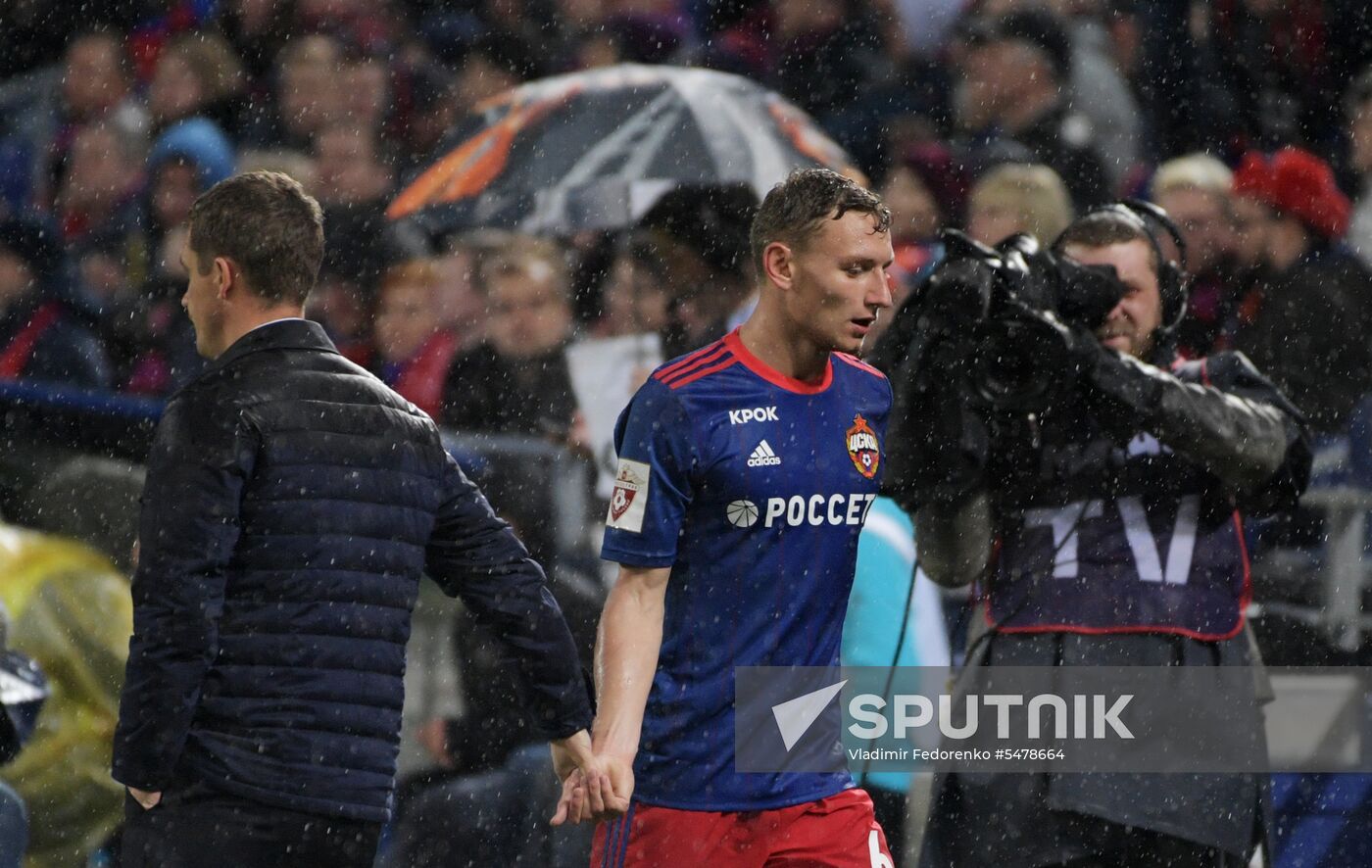 Football. Russian Football Premier League. CSKA vs. Amkar