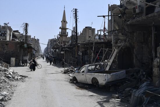 Developments in Douma, Syria