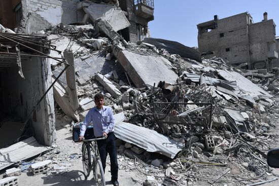 Developments in Douma, Syria
