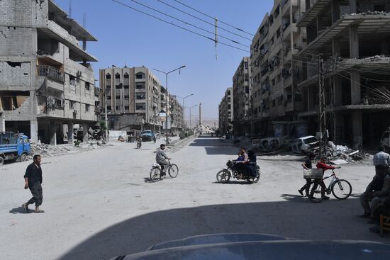 Developments in Douma, Syria