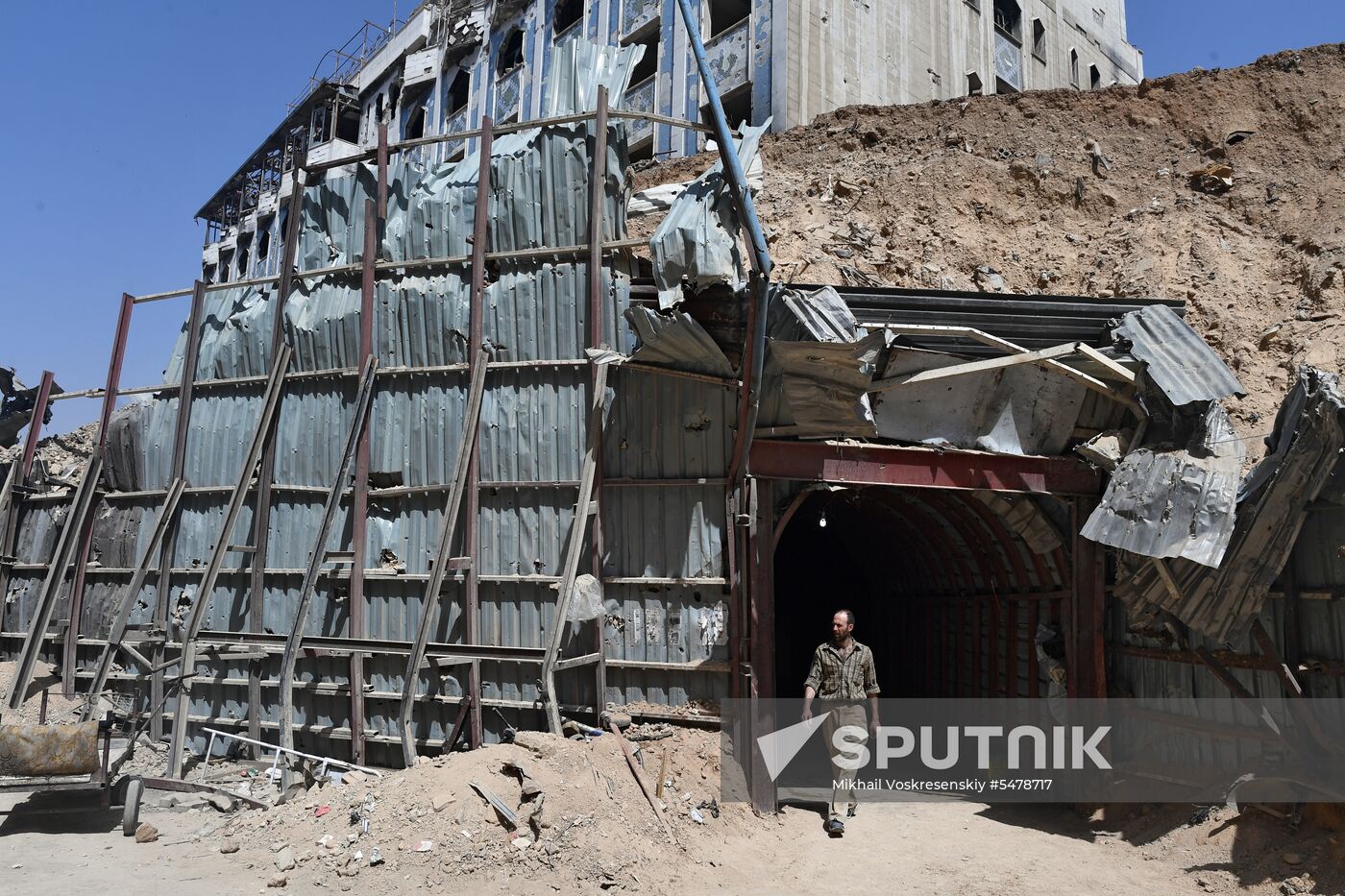 Underground hospital in Douma, Syria
