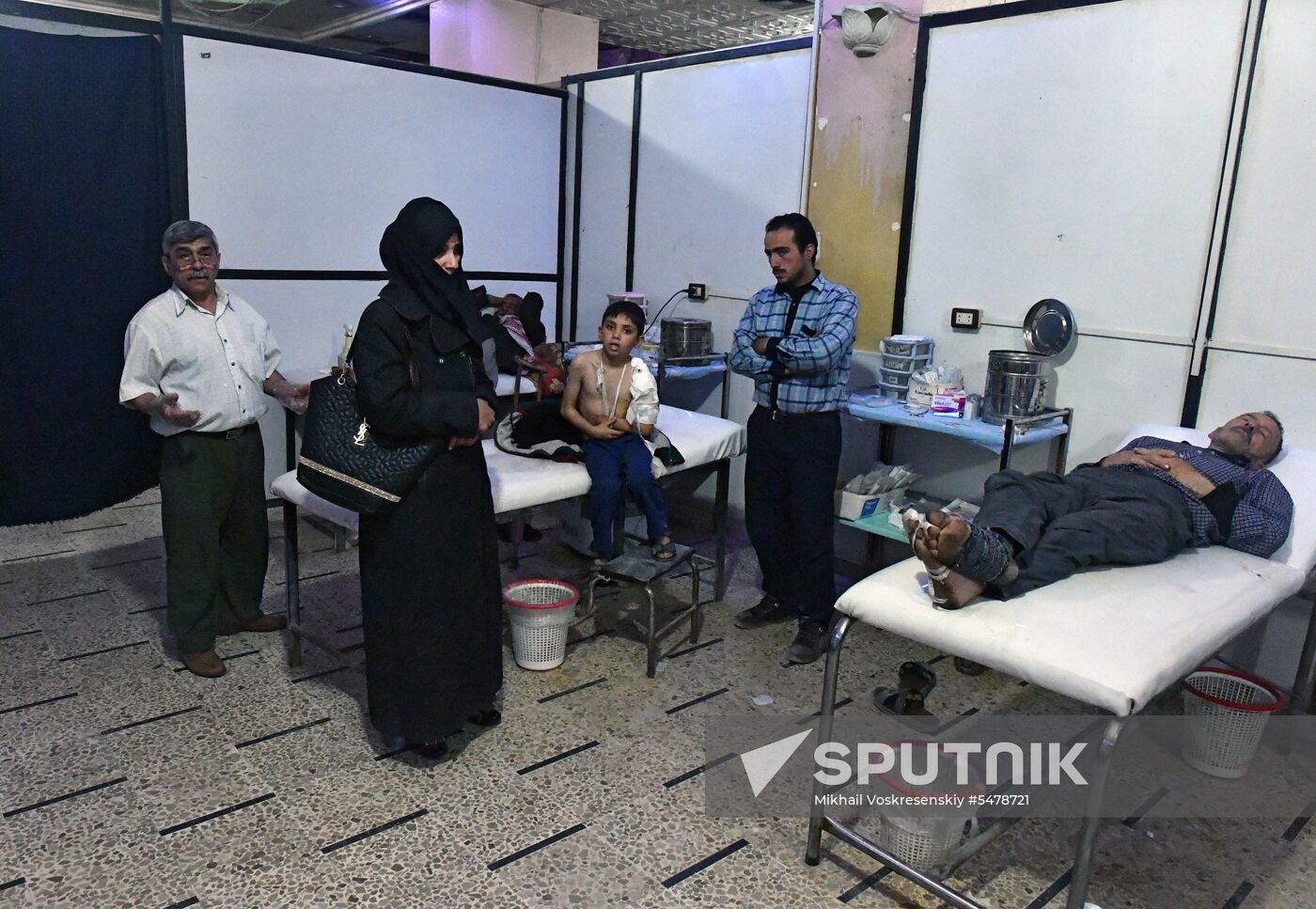 Underground hospital in Douma, Syria
