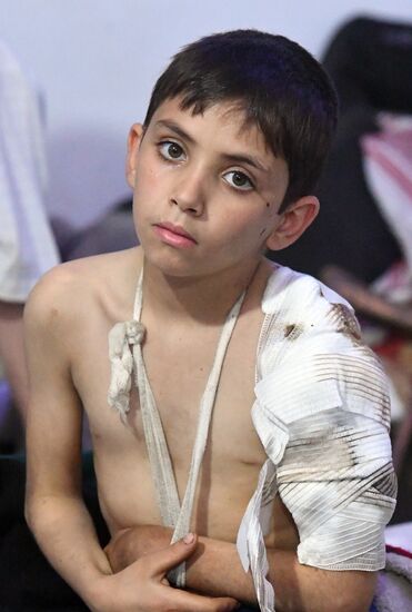 Underground hospital in Douma, Syria