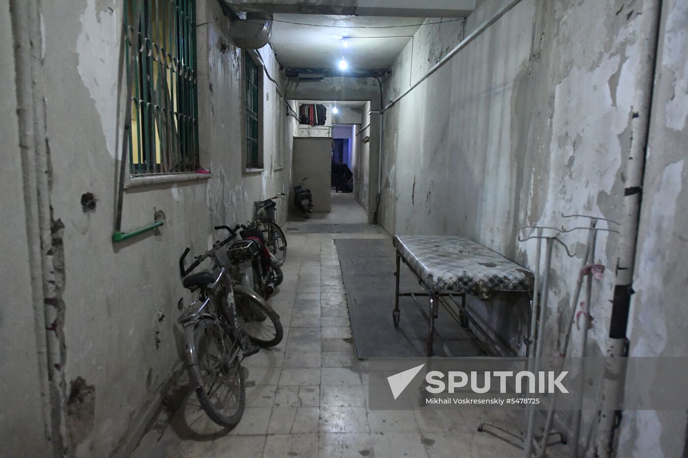 Underground hospital in Douma, Syria