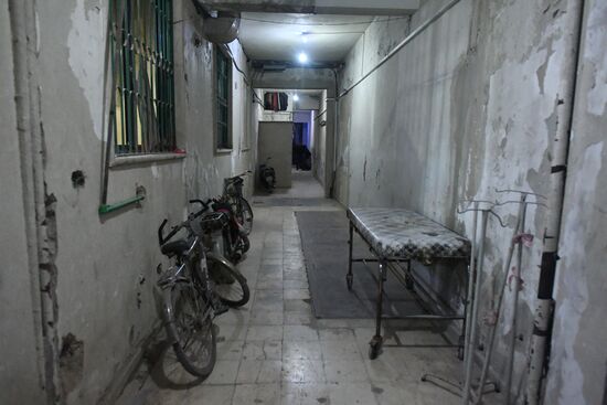 Underground hospital in Douma, Syria
