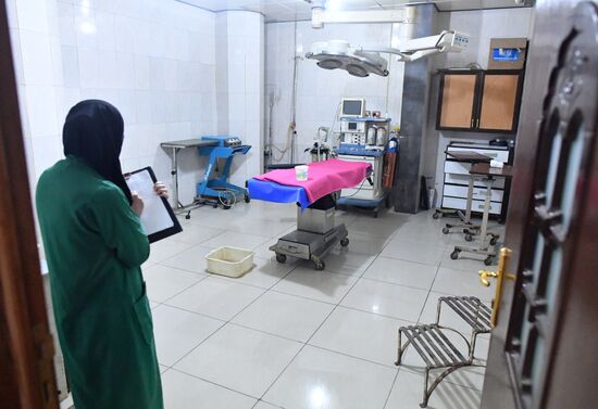 Underground hospital in Douma, Syria
