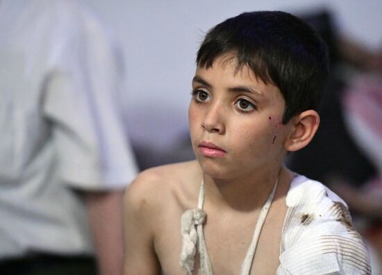 Underground hospital in Douma, Syria