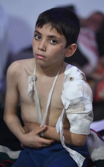 Underground hospital in Douma, Syria
